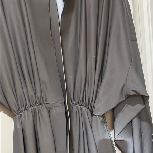 NWT Norma Kamali Gray Mini Dress - Picture 5 of 7